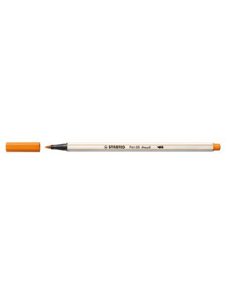 Pen 68 brush rotulador Medio Naranja 10 pieza(s) 568/54