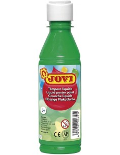 BOTE TEMPERA LIQUIDA JOVI 250ML VERDE MEDIO