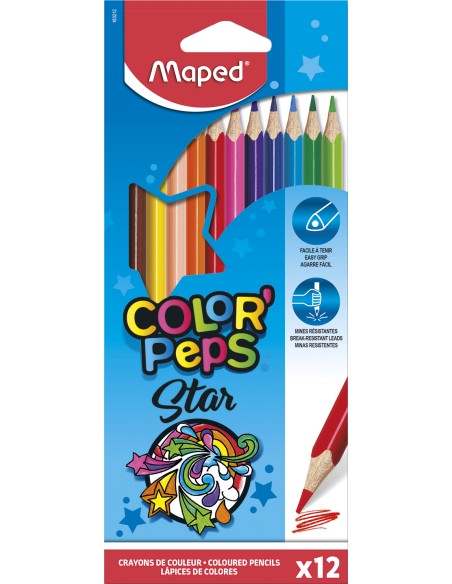 183212 Negro, Azul, Marrón, Verde, Azul claro, Verde claro, Naranja, Rosa, Rojo, Amarillo 48 pieza(s)