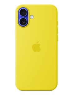 Funda de silicona con MagSafe para el iPhone 16 Plus - Amarillo carambola