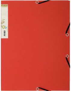 56985E carpeta Papel Rojo A4