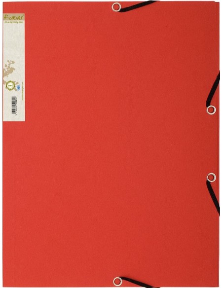 56985E carpeta Papel Rojo A4