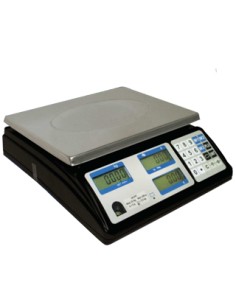 Minerva 56 PPI Negro, Acero inoxidable Encimera Rectángulo Báscula electrónica de cocina