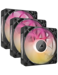 iCUE LINK RX120 MAX RGB Carcasa del ordenador Ventilador 12 cm Negro 3 pieza(s)