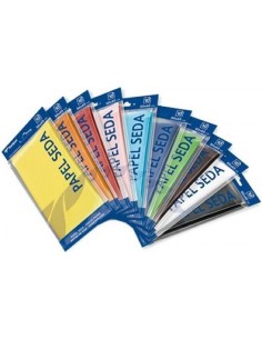 BOLSA 25 HOJAS PAPEL SEDA 17G SADIPAL 51X76CM ORO