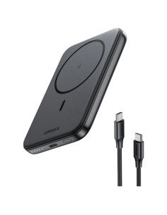 25207 batería externa 5000 mAh Cargador inalámbrico Negro