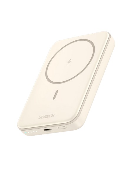 25208 batería externa 10000 mAh Cargador inalámbrico Beige