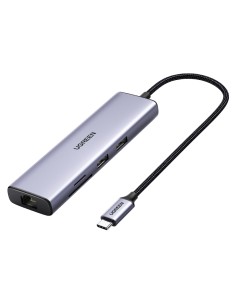 60515 base para portátil y replicador de puertos Alámbrico USB 3.2 Gen 1 (3.1 Gen 1) Type-C Gris