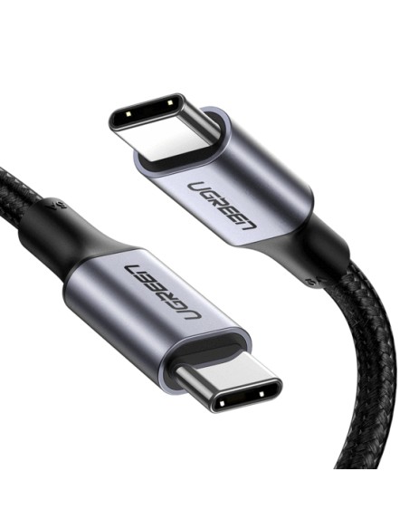 70427 cable USB USB 2.0 1 m USB C Negro, Plata
