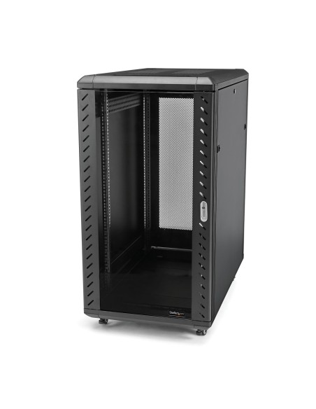 Armario Rack para Servidores 18U 19" 4 Columnas - Rack de Servidores con Cerradura y Seguro - Rack con Ruedas y Carriles de Mont
