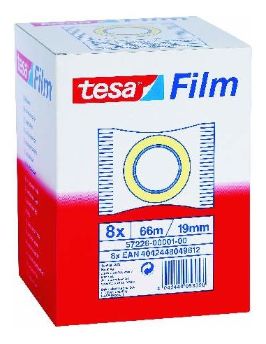 57226 cinta adhesiva 66 m Transparente 1 pieza(s) 57226-00001-00