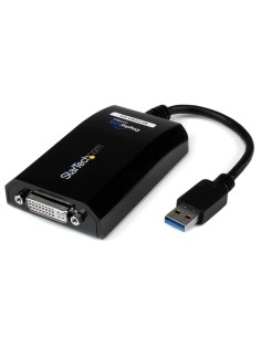 Cable Adaptador USB 3.0 a DVI / VGA - 2048x1152 - Adaptador Gráfico Externo de Vídeo - Convertidor Externo de Vídeo para un Moni