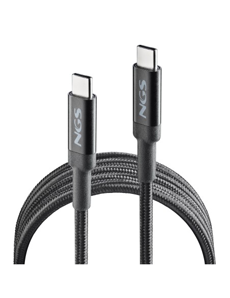 KNOT 100W-2 cable USB USB 2.0 2 m USB C Negro
