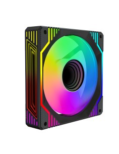 XFC-120DRM sistema de refrigeración para ordenador Carcasa del ordenador Ventilador 12 cm Negro