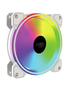 XFC-120DRW sistema de refrigeración para ordenador Carcasa del ordenador Ventilador 12 cm Blanco