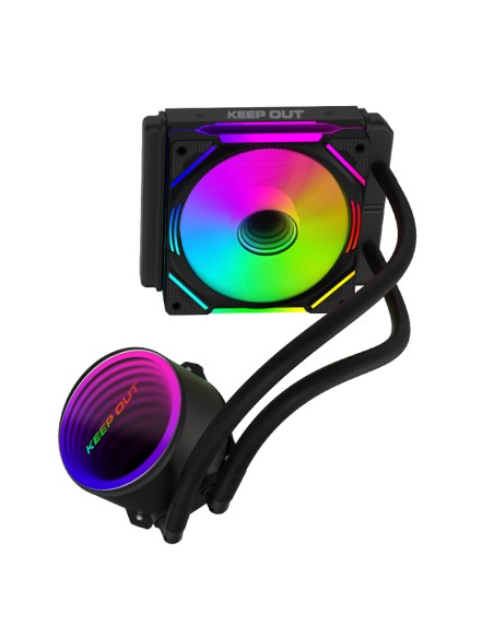 XWC-120 sistema de refrigeración para ordenador Carcasa del ordenador Ventilador Negro