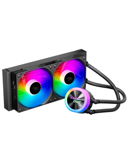 XWC-240 sistema de refrigeración para ordenador Carcasa del ordenador Ventilador Negro