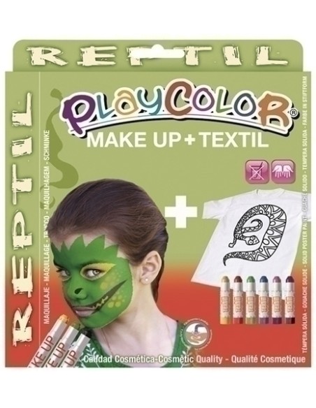 PACK PLAYCOLOR MAQUILL.+TEXTIL REPTIL