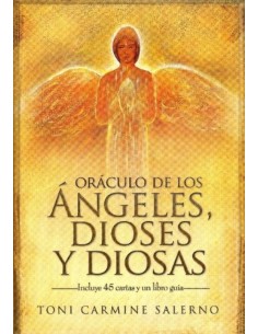 ORACULO DE LOS ANGELES DIOSES Y DIOSAS COFRE 45 CARTAS LIBRO