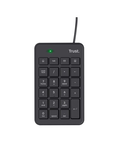 22221 teclado numérico Portátil/PC USB Negro