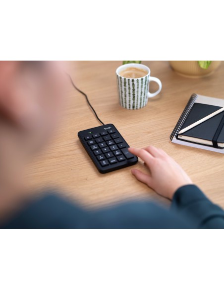 22221 teclado numérico Portátil/PC USB Negro 22221 teclado numérico Portátil/PC USB Negro