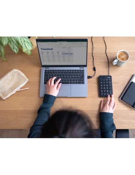 22221 teclado numérico Portátil/PC USB Negro 22221 teclado numérico Portátil/PC USB Negro