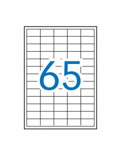 03052 etiqueta autoadhesiva Plaza Desmontable Blanco 100 pieza(s)