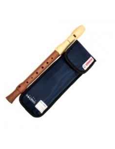 FLAUTA 2 PIEZAS MADERA PLASTICO ALEGRA HOHNER FUNDA AZUL