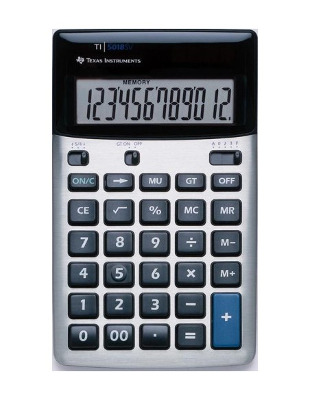 CALCULADORA MESA TEXAS TI-5018 SV 12 DIG