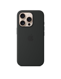 Funda de silicona con MagSafe para el iPhone 16 Pro - Negro