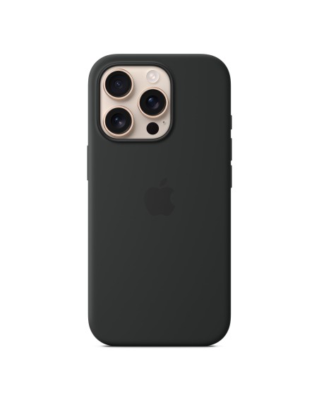 Funda de silicona con MagSafe para el iPhone 16 Pro - Negro