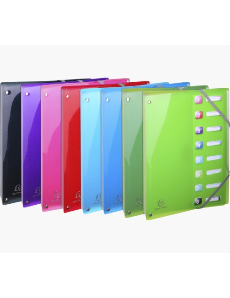 58670E carpeta Polipropileno (PP) Multicolor A4