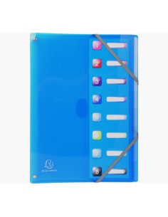 58680E carpeta Polipropileno (PP) Multicolor A4