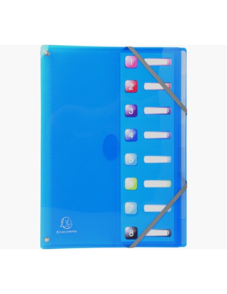 58680E carpeta Polipropileno (PP) Multicolor A4