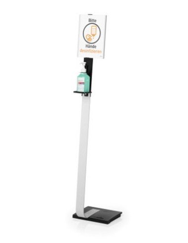 589223 soporte para dispensador de desinfectante Gris Metal 1 pieza(s)