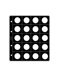 FUNDA para MONEDAS PARDO Esp. 2 EUROS - Pack de 25 unidades