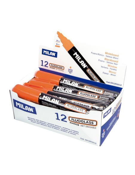 591293212 marcador 12 pieza(s) Punta de cincel Naranja
