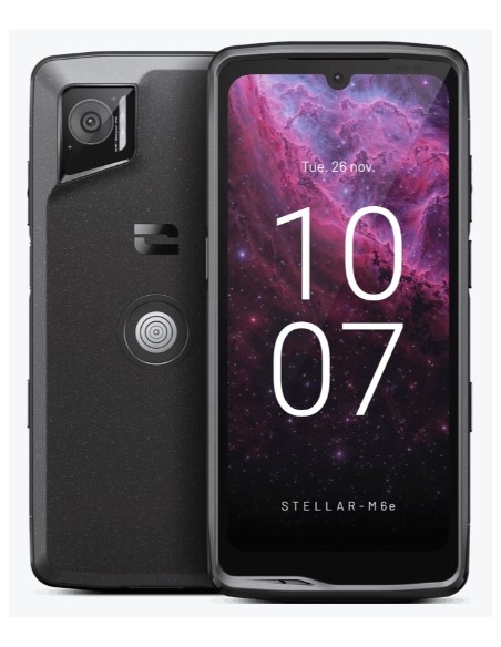 STELLAR-M6E 15,5 cm (6.1") SIM doble Android 14 5G USB Tipo C 4 GB 64 GB 4500 mAh Negro