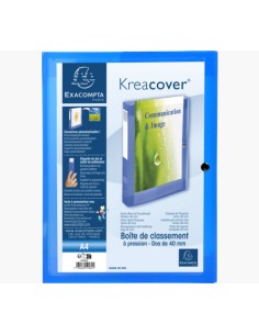 59982E caja archivador Azul Polipropileno (PP)