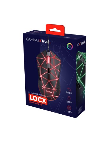 GXT 133 Locx ratón mano derecha USB tipo A Óptico 4000 DPI