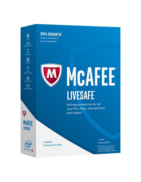 LiveSafe 2017 Seguridad de antivirus Alemán 1 año(s)