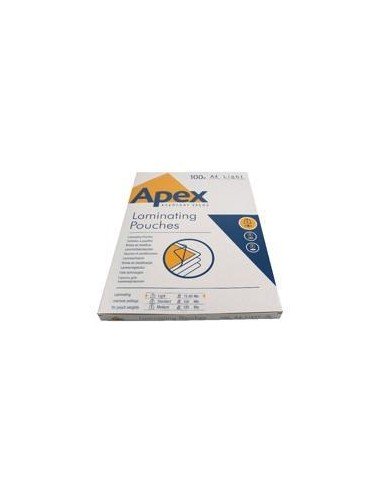FELLOWES APEX PACK 100 FUNDAS PLASTIFICAR 80 MIC. BRILLO A4