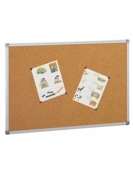 TABLEROS CORCHO MARCO ALUMINIO 122X270