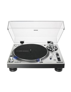 AT-LP140XP Tocadiscos de tracción directa para DJ Plata