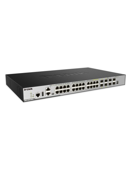 DGS-3630-28TC switch Gestionado L3 Gigabit Ethernet (10/100/1000) 1U Negro
