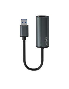 AK-55 Adapter USB-A 3.1 GEN 1 do RJ-45 Gigabit Ethernet USB 3.2 Gen 1 (3.1 Gen 1) Type-A 1000 Mbit/s Negro