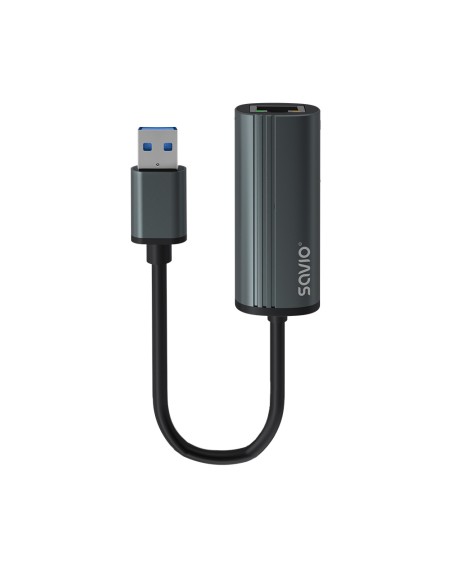 AK-55 Adapter USB-A 3.1 GEN 1 do RJ-45 Gigabit Ethernet USB 3.2 Gen 1 (3.1 Gen 1) Type-A 1000 Mbit/s Negro