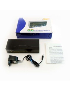 Splitter VGA+ Audio 4 Salidas 450Mhz (PowerGreen)