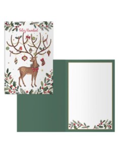 TARJETA DE NAVIDAD MODELO RENO 115X17CM