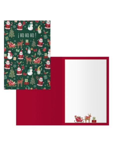 TARJETA DE FELICITACION NAVIDAD MODELO GIFT